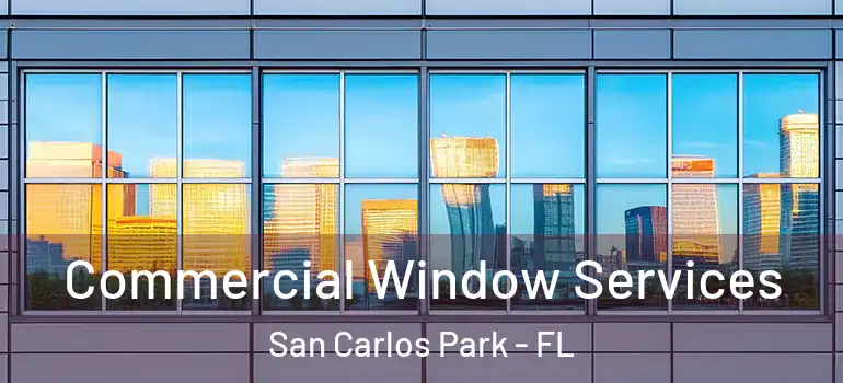 Commercial Window Services San Carlos Park - FL