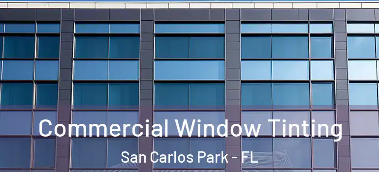Commercial Window Tinting San Carlos Park - FL