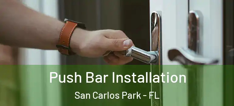 Push Bar Installation San Carlos Park - FL