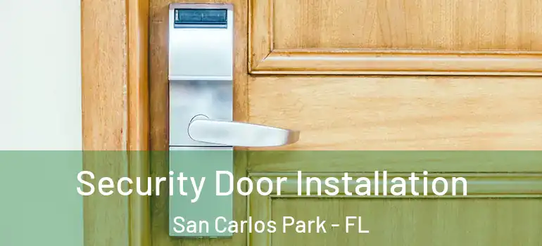 Security Door Installation San Carlos Park - FL
