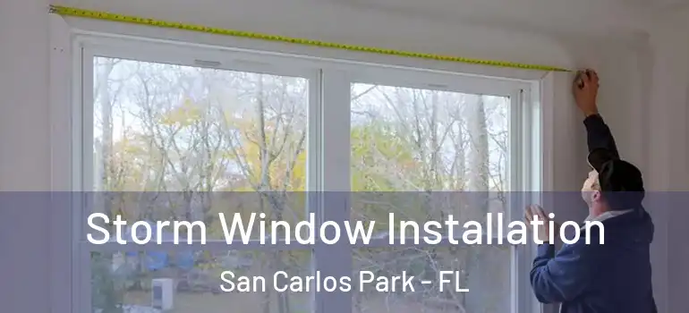 Storm Window Installation San Carlos Park - FL