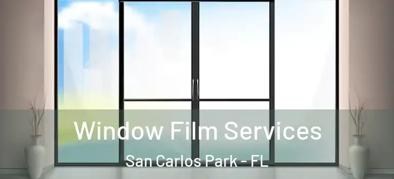 Window Film Services San Carlos Park - FL
