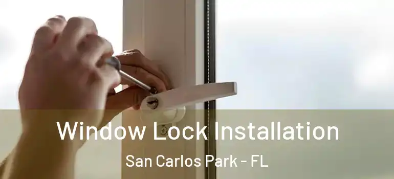 Window Lock Installation San Carlos Park - FL