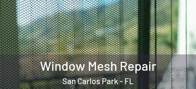 Window Mesh Repair San Carlos Park - FL