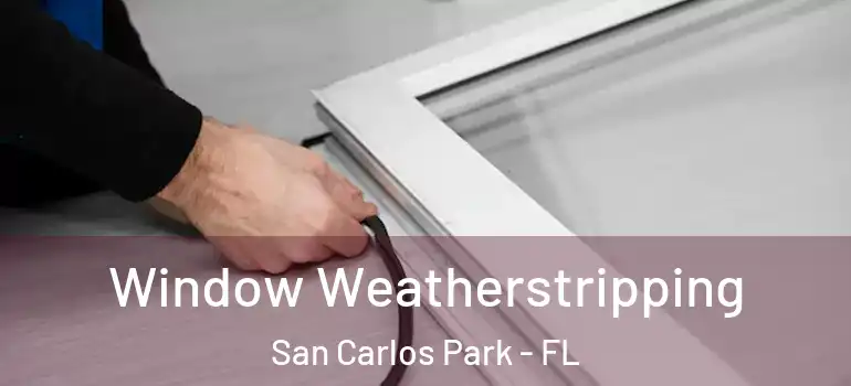 Window Weatherstripping San Carlos Park - FL